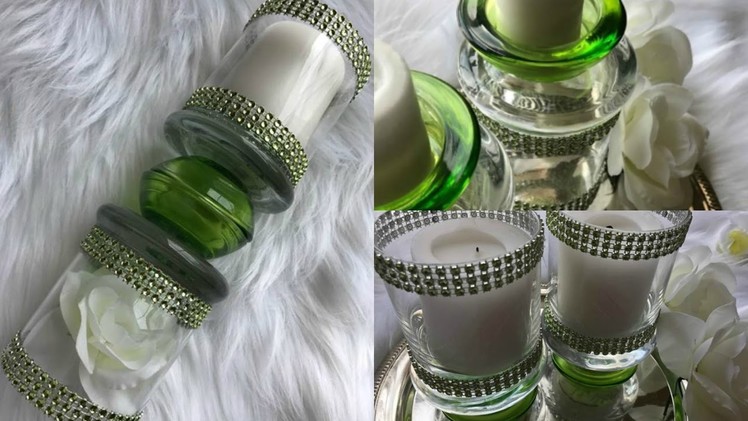 $5 DOLLAR TREE DIY CANDLE HOLDERS | 3 CANDLE HOLDER IDEAS