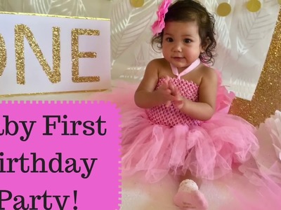 Baby First Birthday Party Ideas, DIY