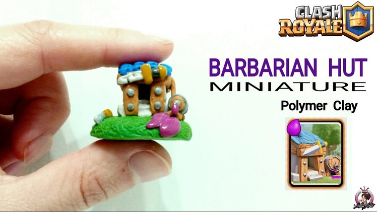 Barbarian Hut | Clash Royale | Polymer Clay Tutorial