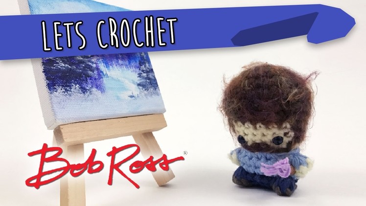 Bob Ross || Watch me Crochet Timelapse