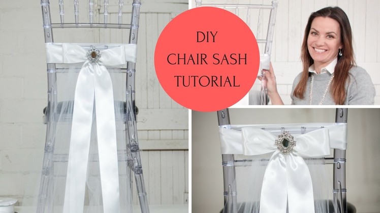 Chair Sash Ideas | Chair Sash DIY | Chair Sash Tutorial