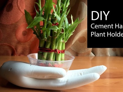 DIY Cement Plant Holder Tutorial | How To Make Plant Holders | Home Decor - Anushree's Craft TV