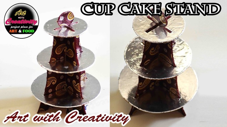 DIY Cupcake Stand | Detachable | No glue | Art with Creativity 174