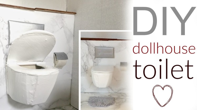 Diy: DOLL TOILET (dollhouse bathroom pt.2)