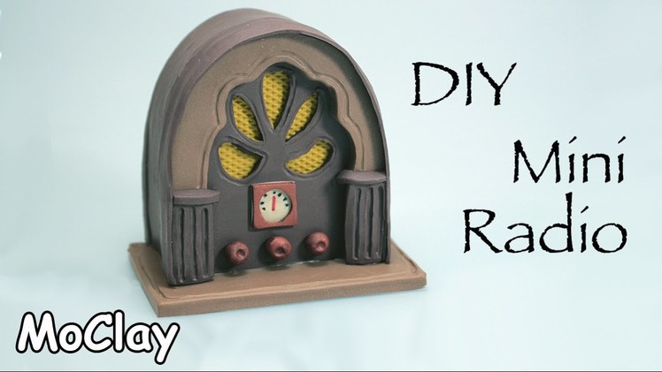 DIY Dollhouse - How to make a miniature Cathedral Radio -