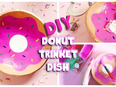 DIY | Doughnut Trinket Dish Using Air Dry Clay