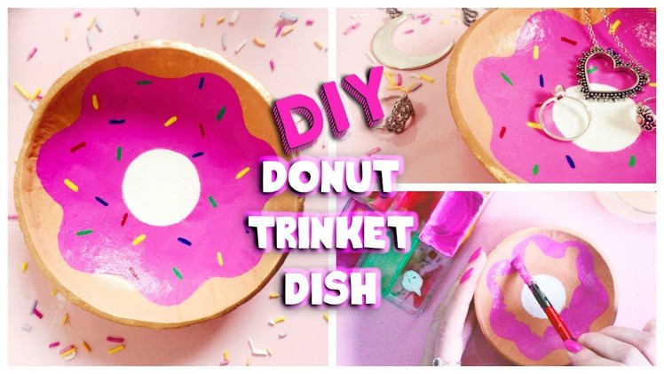 DIY | Doughnut Trinket Dish Using Air Dry Clay