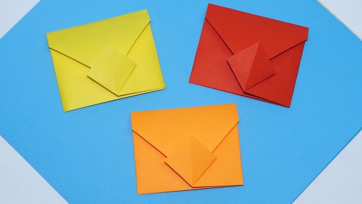 DIY - Easy origami envelope tutorial. How to make envelope. DIY paper crafts easy. Julia DIY