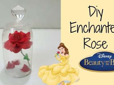 DIY Enchanted Rose from Beauty and the beast movie.Recycle Plastic bottle Craft