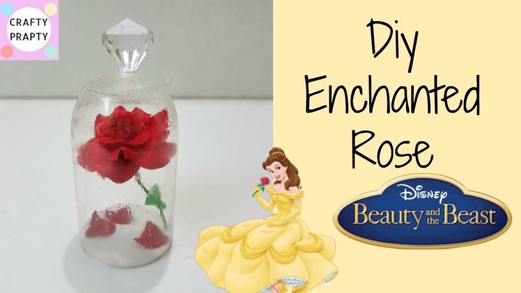 DIY Enchanted Rose from Beauty and the beast movie.Recycle Plastic bottle Craft