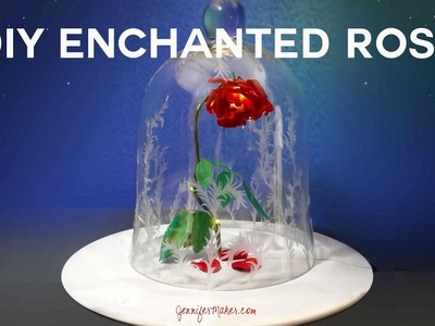 DIY Enchanted Rose Tutorial from Disney's Beauty & the Beast Live Action Movie