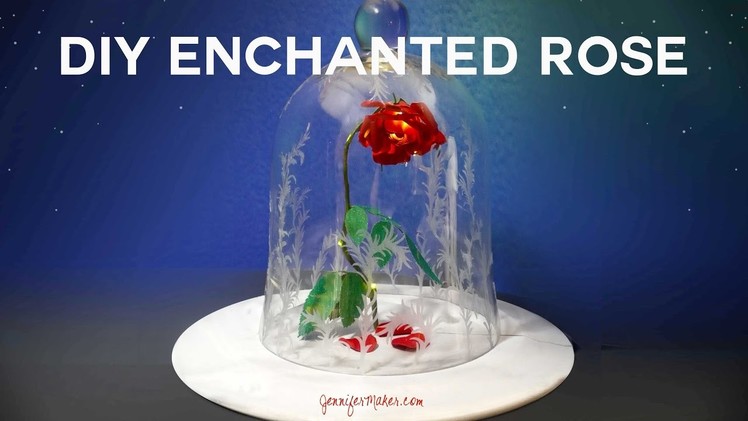 DIY Enchanted Rose Tutorial from Disney's Beauty & the Beast Live Action Movie