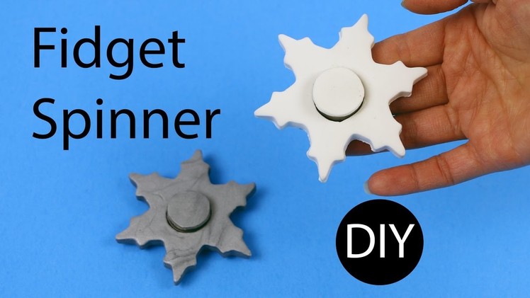 DIY Fidget Spinner Snowflake by Creative World