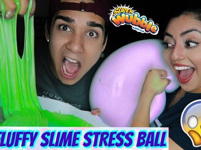 DIY FLUFFY SLIME STRESS BALL! | JAZMINE AND NICK