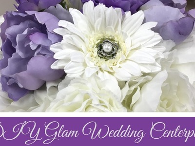DIY Glam Wedding Centerpiece|Bling|Luxury|Tutorial
