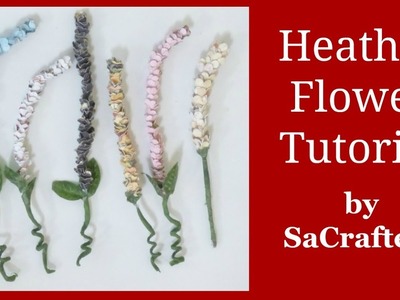 DIY:How To:Heather flower tutorial