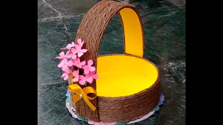 DIY how to make a Beautiful Gift Basket