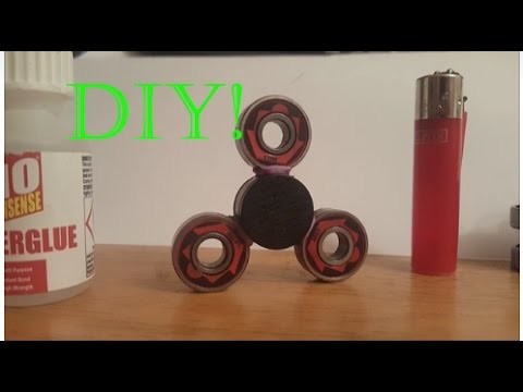 DIY HOW TO MAKE YOUR OWN FIDGET SPINNER TUTORIAL