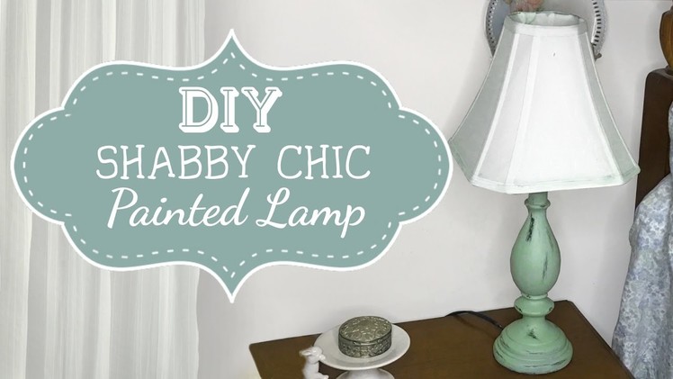 DIY: How to Paint Shabby Chic Lamp Furniture Tutorial | Painting & Decorating