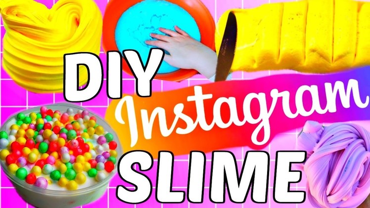 DIY INSTAGRAM SLIME TESTED! How To Make Slime, Butter Slime, Crunchy Slime, Fluffy Slime, MORE!