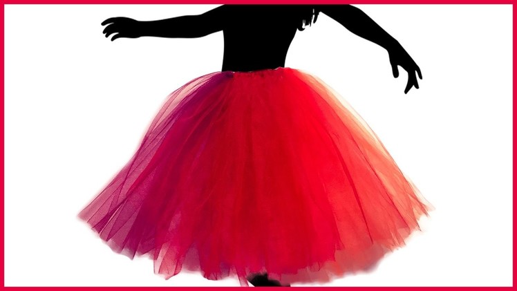 DIY Make Your Own Ballerina Princess Tutu in Two Quick and Easy Steps for Kids