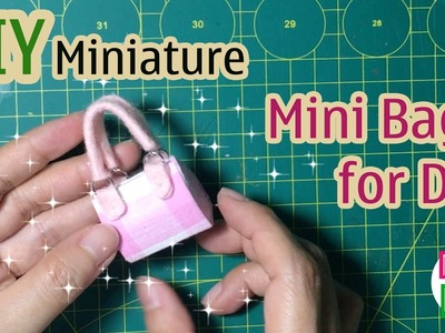 DIY Miniature Bag for Doll | Dollhouse