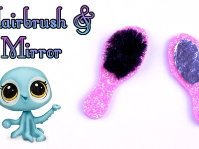 DIY Miniature Hairbrush & Mirror - How to Make LPS Crafts, Doll Stuff & Dollhouse Things