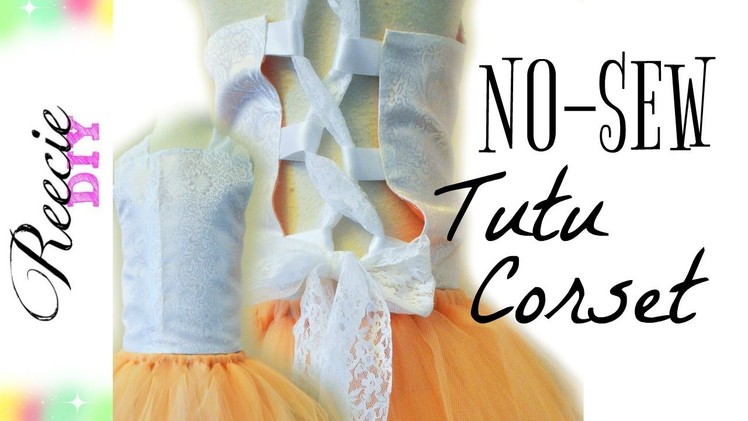 DIY No-Sew Corset for Flower Girl Tutu Dresses