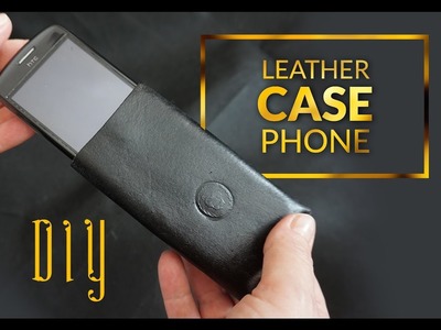 DIY phone case leather  - easy to make case for any phone e.x. iphone