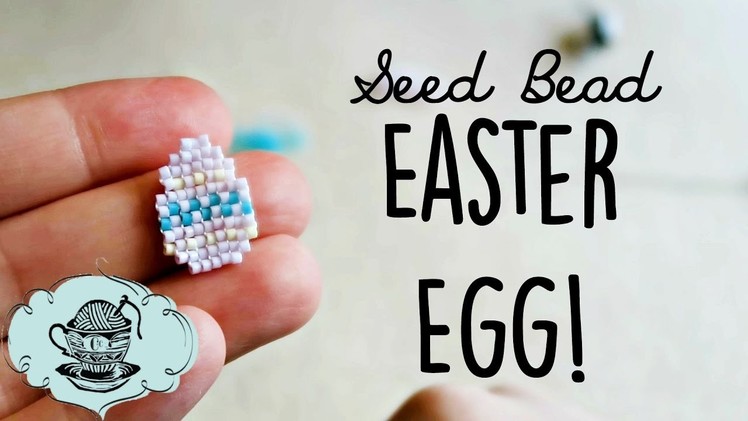DIY Seed Bead Easter Egg Square Stitch. Bead Weaving. ¦ The Corner of Craft