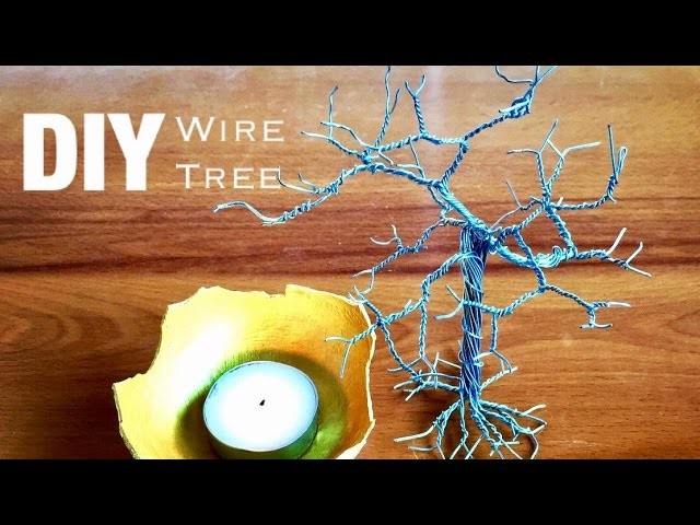 DIY Wire Tree Tutorial | Home Decor | How to make Wire Tree | How to Craft - Anushree's Craft TV