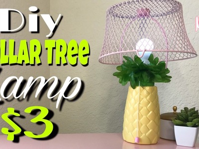 DOLLAR TREE DIY PINEAPPLE LAMP
