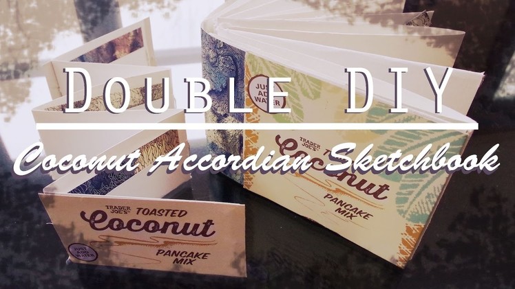 DOUBLE DIY: Coconut Accordion-Bound Sketchbook
