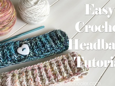 Easy Crochet Headband Tutorial - Beginner Friendly!