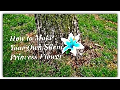 ✯Easy Tutorial.DIY for Silent Princess flower from "The Legend of Zelda Breath of the Wild"✯