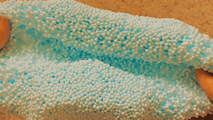 Easy Ultimate Floam Turtorial! How to make huge crunchy slime! DIY giant floam!