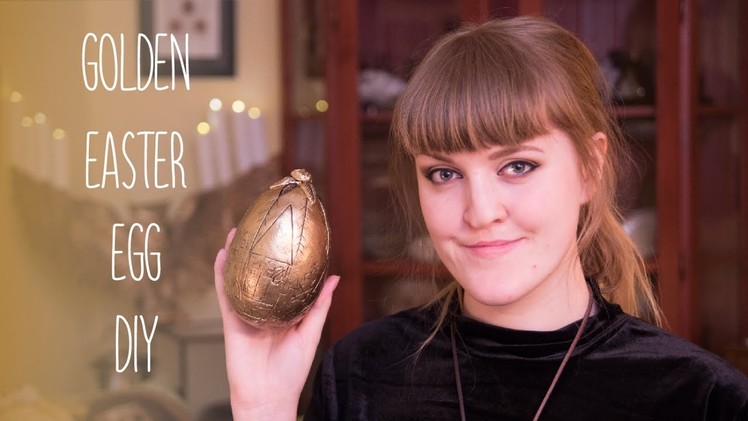 Golden Easter Egg - Harry Potter DIY