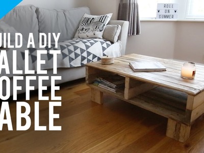 How to build a DIY rustic pallet coffee table
