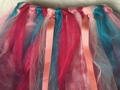 HOW TO MAKE A NO SEW TUTU | DIY Princess Dress Up Skirt | BALLERINA COSTUME