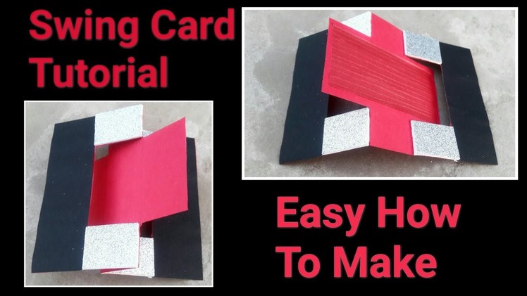 How to make Handmade Swing Card | Easy Tutorial | DIY Handmade Card | Aditi Agrawal |