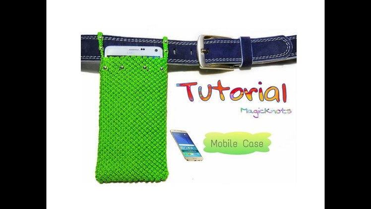 How to Make Macrame Phone Case ♥ DIY ♥.Cell Phone Pouch.