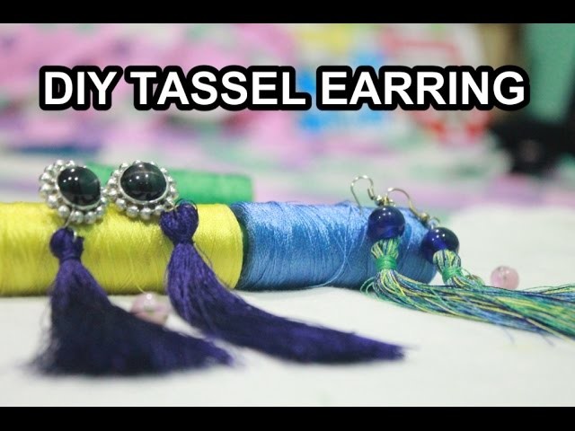 How to make Tassel Earring - TUTORIAL || old earring to new  DIY