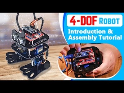 Introduction and Assembly Tutorial for SunFounder Sloth Arduino DIY 4-DOF Robot Learning Kit