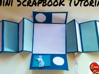 Mini Scrapbook Tutorial | DIY- How to Make a Scrapbook | Scrapbook for beginners