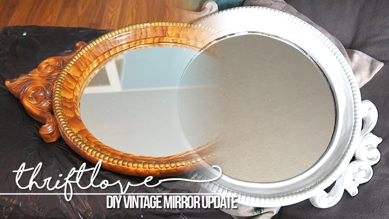 Refinish an Ugly Old Mirror into a Fabulous Modern One!, DIY Tutorial
