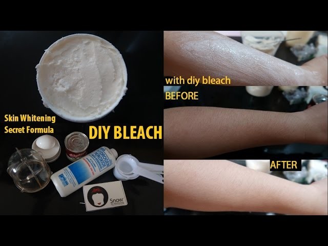 Skin Whitening Secret Formula | DIY Skin Lightening Bleach