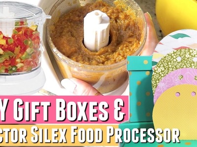 TESTING OUT Proctor Silex Food Processor & DIY TREAT BOX USING SILHOUETTE