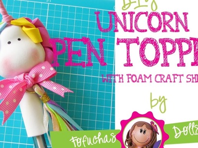 Unicorn DIY Pen Topper - Make your own!