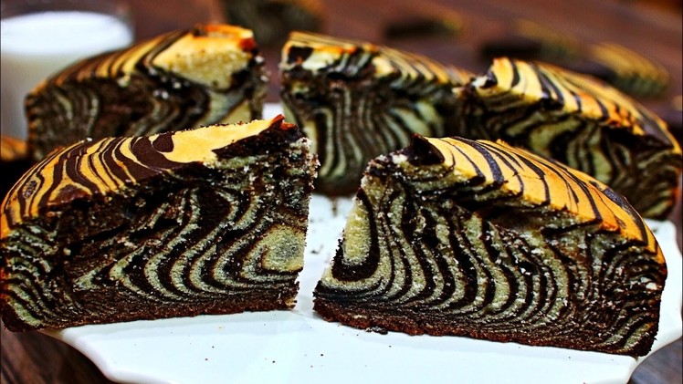Amazing ZEBRA CAKE - How to make a Zebra Cake