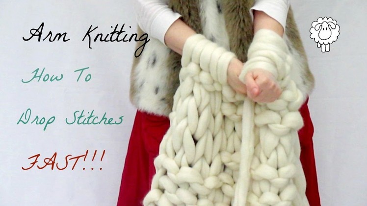 Arm Knitting: How To Transfer Stitches FAST!!!
